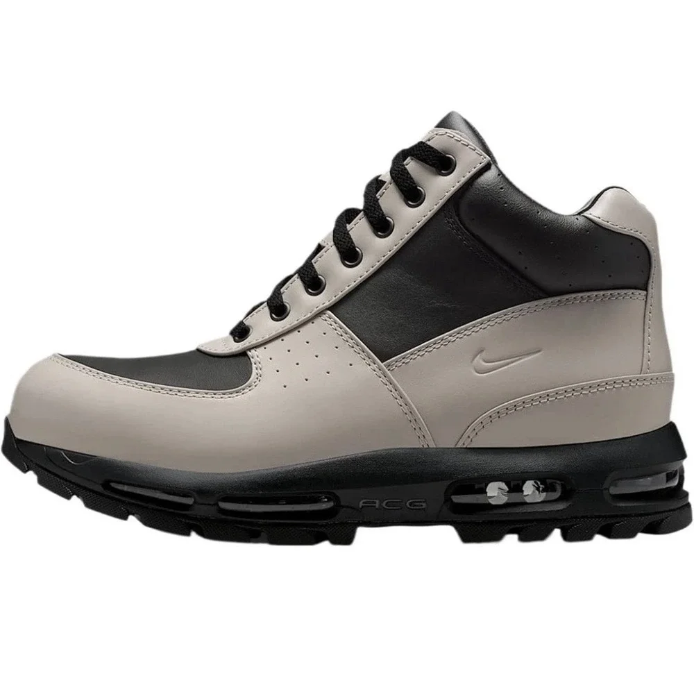 Nike ACG Air Max Goadome Men's Size 10.5 Boots Grey Black Leather New FZ1314-002